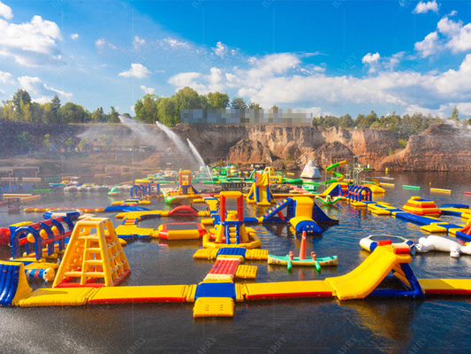 Parque acuático flotante de PVC personalizado para piscina