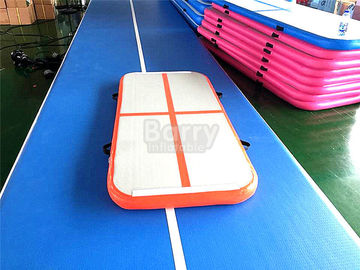Estera anaranjada hecha a mano de la gimnasia de la pista de aire del PVC pequeña para el gimnasio o el entrenamiento de los niños