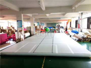 Estera interior de la gimnasia de la pista de aire del entrenamiento, pista de aire gris de Squre Prix