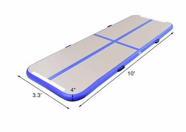 Pista púrpura de la caída del gimnasio de la tela de la puntada del descenso/estera inflable del aire para la gimnasia