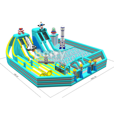 Espacio comercial personalizado al aire libre Parque de diversiones para niños Área de juego interior inflable