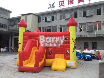 La diapositiva animosa inflable comercial, explota el castillo de salto combinado para el juego de los niños
