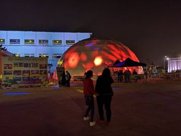 Tienda inflable apretada para la cabina, tienda inflable del acontecimiento del aire de la exposición del LED