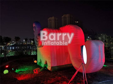 Tienda inflable de la publicidad de la forma al aire libre durable de Elephent con el LED