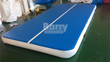 Pista inflable de encargo de la caída del aire/estera flotante del gimnasio de la gimnasia del agua