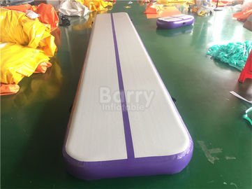 colchón inflable de la pista de aire de la bomba de los 8m del gimnasio gimnástico de la estera para interior o al aire libre