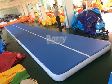 Las aduanas clasifican la estera inflable de la gimnasia de la pista de aire para el artículo que cae
