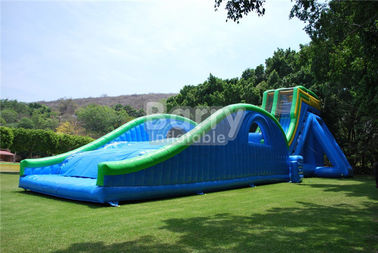 diapositiva inflable gigante de la lona del PVC de 0.55m m para el acontecimiento/el tobogán acuático los 42ft alto enorme del retroceso de descenso