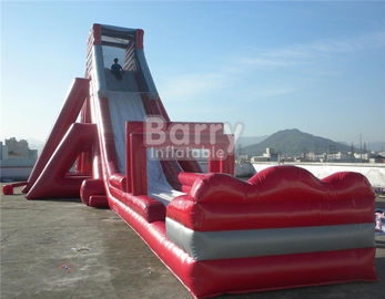Tobogán acuático rojo gigante del hipopótamo de la diversión/diapositiva inflable del resbalón N para el adulto