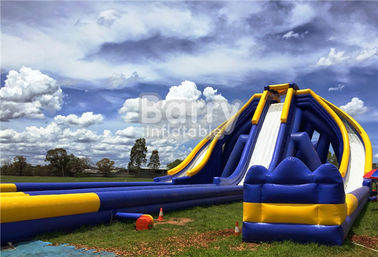 Diapositiva inflable gigante del resbalón N del agua, tobogán acuático inflable largo de Trippo para los niños y adultos