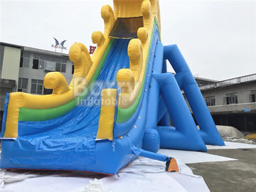 Diapositiva inflable gigante comercial de la lona por encargo del PVC con 20 años de experiencia