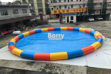 Piscina inflable del diámetro del círculo el 15m de la fábrica de China para el juego de pelota del agua con el PVC de 0.6m m