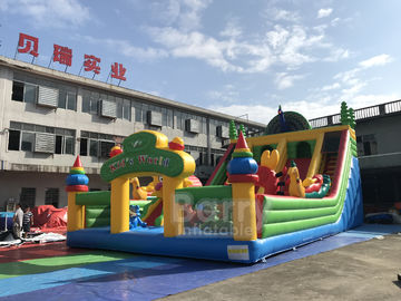 Patio inflable del pavo real comercial para los niños/el parque temático inflable del trampolín