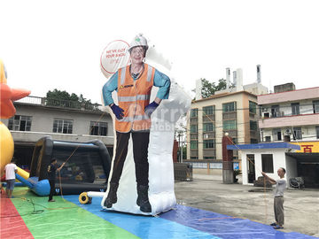 Productos inflables de encargo de la publicidad, carácter modelo inflable de la mujer limpia de la decoración del acontecimiento
