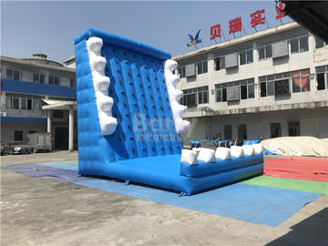 Pared comercial al aire libre de la escalada de los niños de los juegos inflables de los deportes del PVC