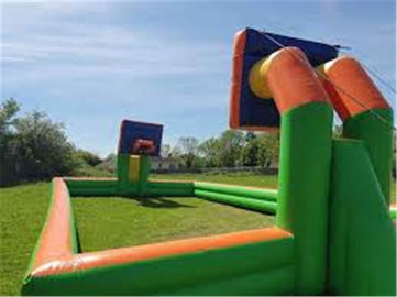 Corte inflable portátil del juego de baloncesto con el aro del tiroteo para los niños