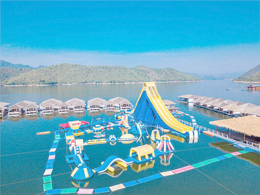 Juegos inflables del parque del agua del entretenimiento para la piscina