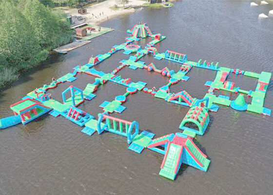 Parque inflable comercial grande del chapoteo del agua/equipo flotante del patio del agua