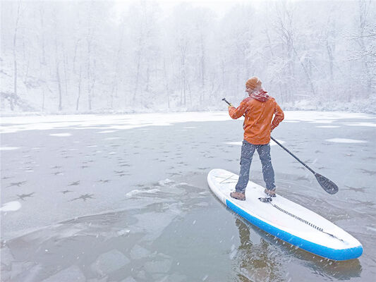 Tablero inflable del SORBO de SCT que permanece la paleta segura de la snowboard del tiempo frío