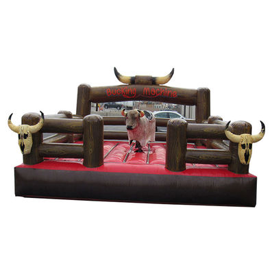 Paseo mecánico de Bull del rodeo los 5*5m inflable comercial
