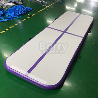 Gimnasia inflable púrpura profesional Mats Tumbling Air Track del color los 3x1m
