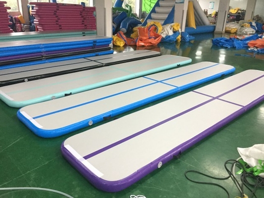 Grueso inflable hecho a mano de la pista de aire del gimnasio del rodillo del aire los 20cm