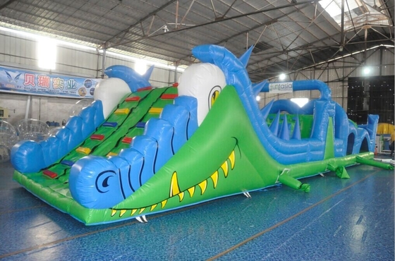 resistencia de rasgón inflable de la carrera de obstáculos 15x4x3mH