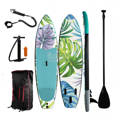 El PVC inflable de la puntada del descenso del tablero del SORBO de la capa doble se levanta la tabla hawaiana inflable