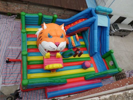 parque de atracciones inflable de la lona del PVC de 0.55m m para el jardín de la familia