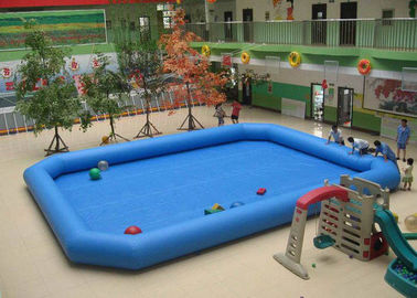 PVC de 0.9m m fuera de la piscina inflable rectangular azul para los adultos
