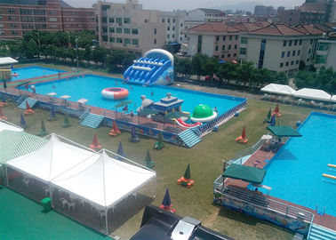 Piscina del marco metálico de la familia con PVC de la prenda impermeable, sistema del equipo de la piscina