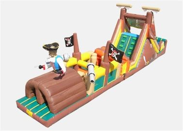 Carrera de obstáculos inflable comercial del estallido, carrera de obstáculos interior comercial para jugar