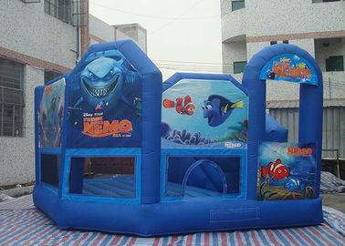 Patio inflable divertido del niño, castillo de aire inflable impermeable con el ventilador del CE