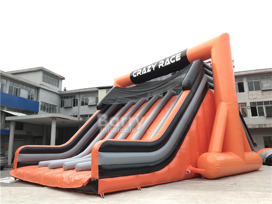 Carrera de obstáculos inflable adulta 5k de la lona del PVC para el OEM de funcionamiento de la raza