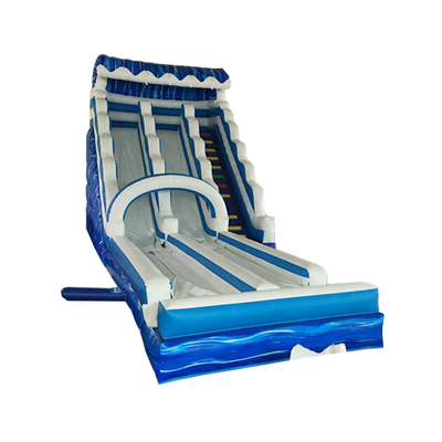 Diapositiva inflable del parque del agua del patio trasero a todo color para el adulto