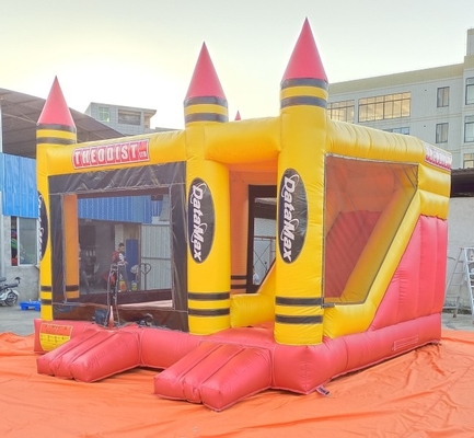 Casa combinada de salto inflable comercial 5mLX5mWX4mH EN71 de la gorila del castillo