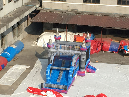Diapositiva inflable interior del castillo de la gorila combinada para la piscina de la bola de los niños