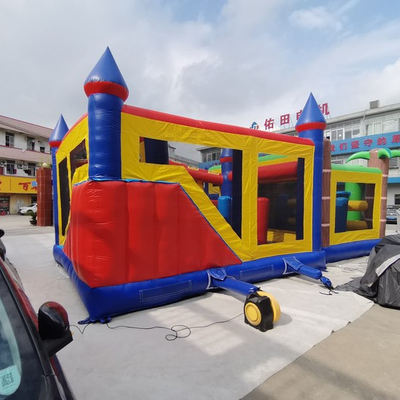 Pequeña diapositiva combinada inflable modificada para requisitos particulares de la gorila resistente al fuego