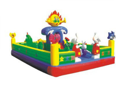 juegos de tierra de salto inflables de la gorila del castillo del parque de atracciones 18oz