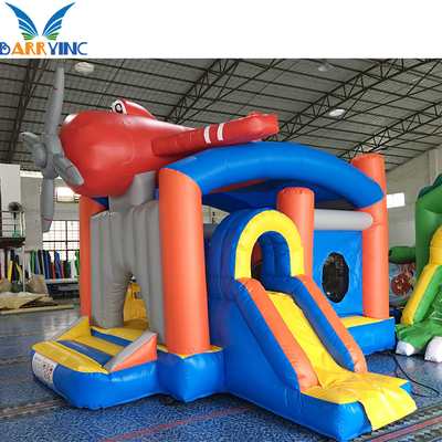 la gorila inflable 6mLX5mWX4mH embroma el castillo de salto con la diapositiva