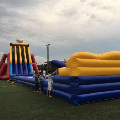 Longitud inflable comercial de los toboganes acuáticos los 30m de la lona del Pvc