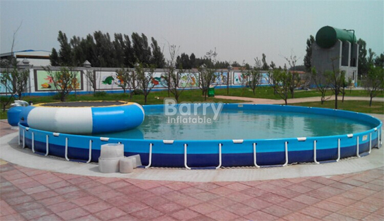 Diámetro portátil de la piscina de agua del envase móvil redondo de encargo los 20m