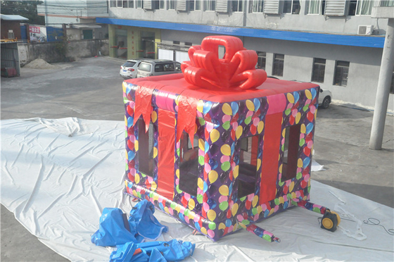 trampolín inflable del aire de la Navidad del PVC de 0.55m m de la casa inflable de la gorila