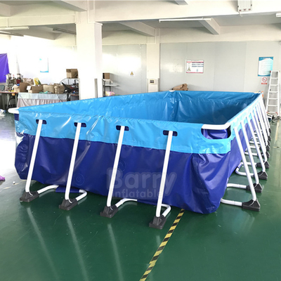 Piscina de agua portátil del trazador de líneas de la lona del PVC para el equipo del parque del agua de la diversión