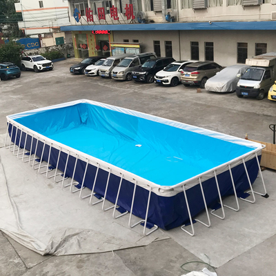 Marco de acero inoxidable de agua del niño de la lona del patio trasero del parque portátil de la piscina