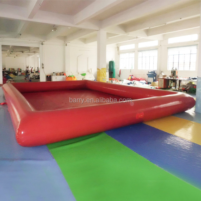 Piscina de agua portátil del patio trasero de la familia al aire libre del PVC para los adultos